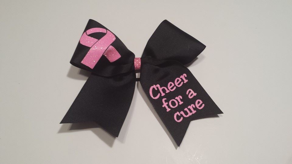 Black Breast Cancer Bow