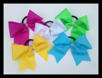 Solid 3" Cheer Bows